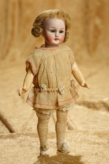 8" German bisque flapper child, 1078, by Simon and Halbig. $200/300