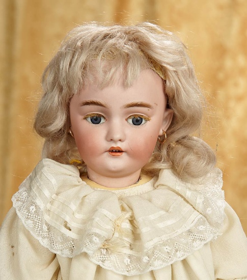 21" German bisque child, 1039, by Simon and Halbig, original wig and body. $400/500