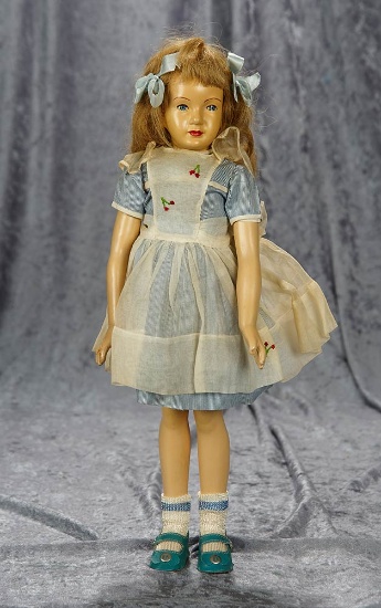 16" American studio artist doll "Cindy" by Dewees Cochran, original costume. $700/900
