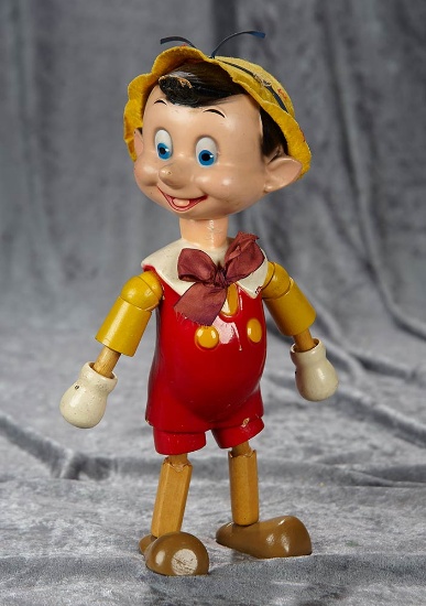 11" American composition "Pinocchio" by Disney for Ideal. $300/500