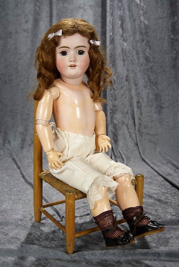 25" German bisque child, model 119, by Handwerck, original body, shoes and socks $300/400