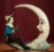 French Musical Automaton Pierrot Serenading Crescent Moon Lambert, Family Provenance 22,000/28,000