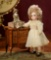 German Bisque Seated Boudoir Lady in Original Costume  600/900