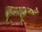 American Wooden Glass-Eyed Spotted Rhinoceros by Schoenhut 400/600