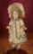 Beautiful German Bisque Doll with Closed Mouth by Kestner 1200/1700