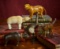 Five American Wooden Circus Animals by Schoenhut 800/1100