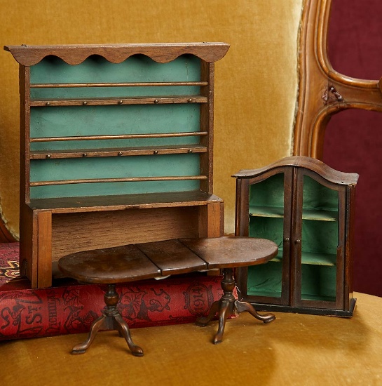 Early 1800s English Miniature Mahogany Furnishings 600/900