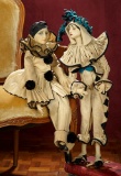 Italian Felt Theatrical Doll 