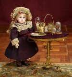 Petite French Bisque Bebe, E.J., Size 2, by Emile Jumeau with Signed Body and Shoes 3500/4500