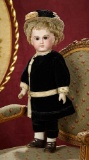 French Bisque Bebe by Schmitt et Fils in Wonderful Antique Costume 8000/11,000