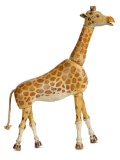 American Wooden Giraffe with Glass Eyes and Open Mouth by Schoenhut 500/800