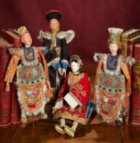 Four Chinese Opera Dolls with Provenance 400/600