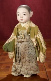 A Companion Japanese Paper Mache Ichimatsu Doll in Original Costume 800/1100