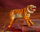 American Wooden Glass-Eyed Tiger by Schoenhut 400/600
