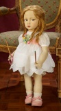 Italian Felt Character Girl, Series 110, Lenci with Toy Accessories 1100/1300