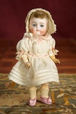 Petite German Bisque Doll by Kestner with Closed Mouth 600/800