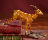 American Wooden Glass-Eyed Gazelle by Schoenhut 500/700