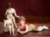 German All-Bisque Bathing Beauties Including Rare Double Set 600/900