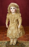 Very Beautiful French Bisque Bebe Brevete by Leon Casimir Bru with Signed Bru Shoes 7000/9500