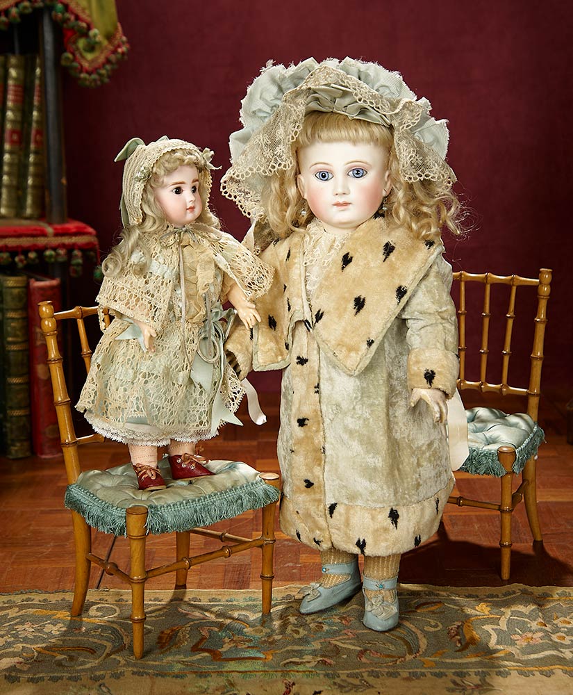 A rare Schmitt bisque head Bebe doll, French circa 1880