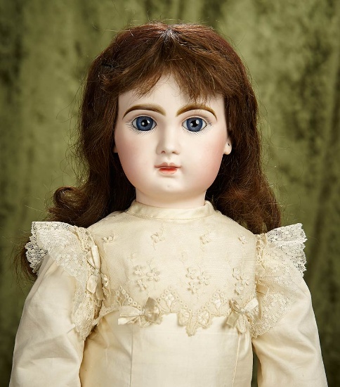 24" French bisque Bebe Jumeau, size 11, by Emile Jumeau, original signed body. $2200/25--