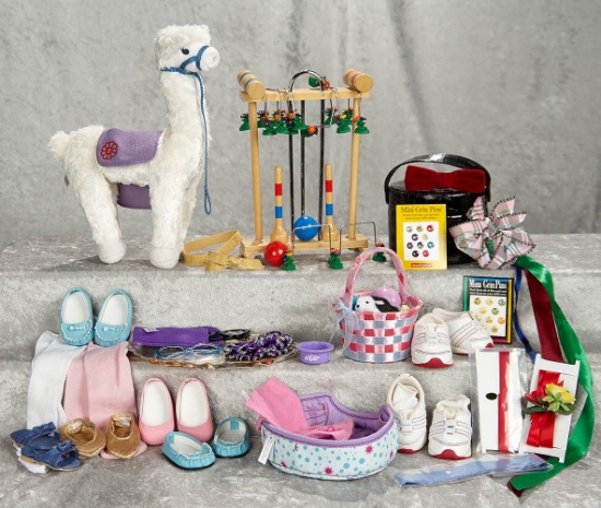 Group of various accessories for American Girl. $400/500