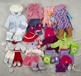 Collection of nine original American Girl costumes, accessories, 