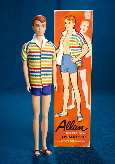 Allan in original costume with box, stand and booklet. $200/300