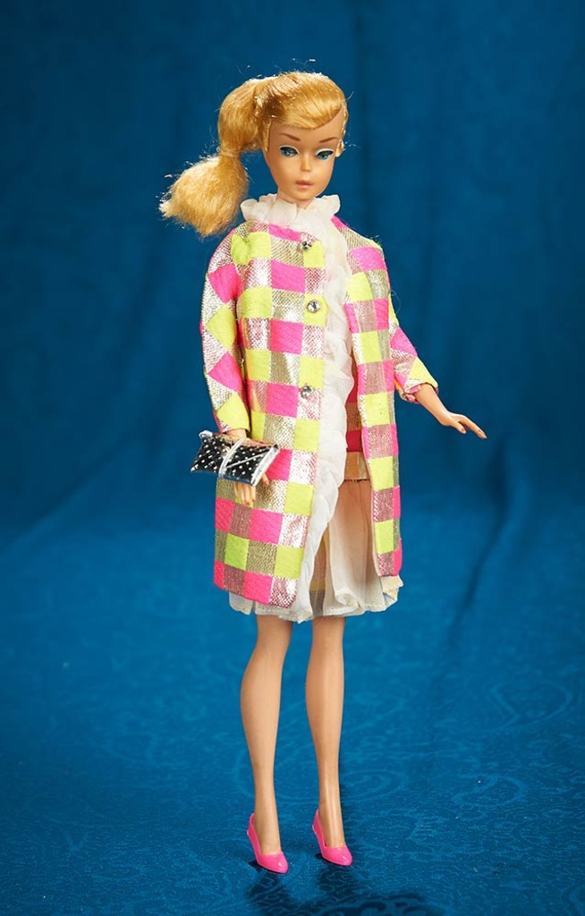 Blonde Swirl Ponytail Barbie wearing "Sparkle Squares" ensemble. $200/300 |  Art, Antiques & Collectibles Toys Dolls | Online Auctions | Proxibid
