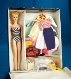 Blonde Ponytail Barbie #4 with Case, 900 series costumes, and accessories. $400/500