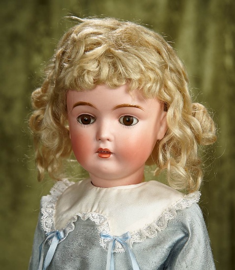 18" German bisque child, 171, by Kestner with original mohair wig and body. $400/500