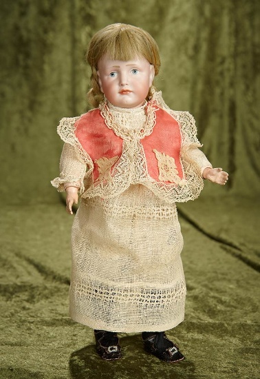 13" German bisque art character "Gretchen", model 114, by Kammer and Reinhardt. $1100/1400