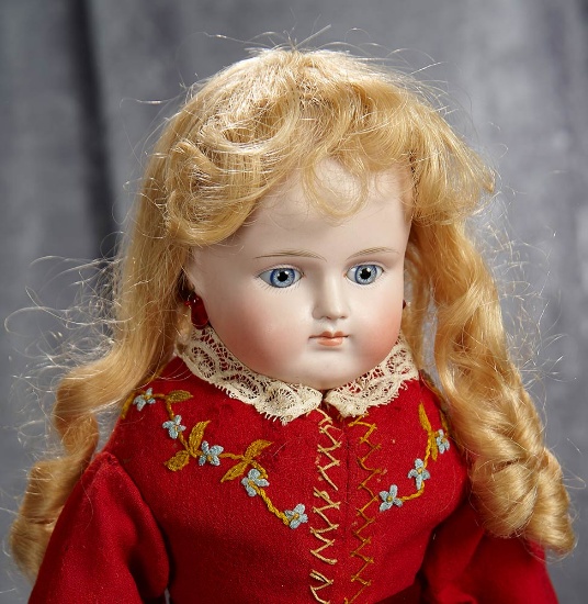 19" German bisque closed mouth doll, 870, by Alt, Beck and Gottschalk. $500/800