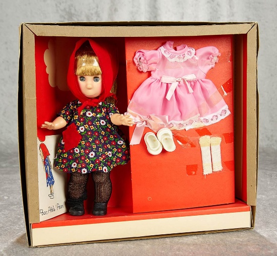 11" "Poor Pitiful Pearl" in Original Presentation with accessories, booklet, by Horsman. $200/300