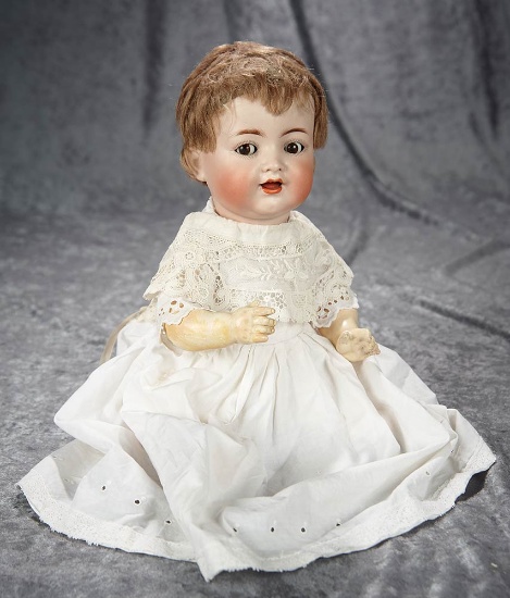 16" German bisque character, 126, by Kammer and Reinhardt, flirty eyes. $300/400