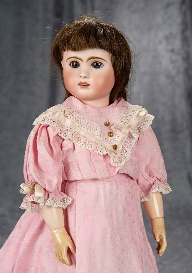 20" French Bisque  Bebe "Le Parisien" by Steiner with original dress and shoes.  $1800/2200