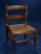 Early American Wooden Chair with Stencil Designs 400/600