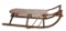 Early American Wooden Sled with Trotting Horse Design 800/1200