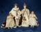 Four English Cloth Dolls Depicting the Coronation of King George VI by Liberty of London 500/800