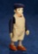 Petite German Felt Character Boy by Steiff with Original Button 700/900