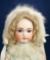 Sonneberg Bisque Child Doll with Closed Mouth and Splendid Eyes 1100/1400