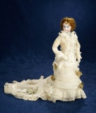 Outstanding French Bisque Poupee from Simonne with Original Costume and Jewelry 4500/6500