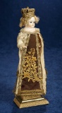 German Paper Mache Doll with Elaborate Ceremonial Costume 800/1100