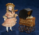 All-Bisque Mignonette with Carriage for the French Market 600/800