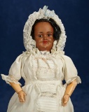 Very Rare Variation of German Bisque Three-Faced Doll by Carl Bergner 1500/1900