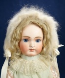 Sonneberg Bisque Child Doll with Closed Mouth and Splendid Eyes 1100/1400
