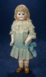 Rare Sonneberg Bisque Closed Mouth Doll Marked B.E. by Mystery Maker 1200/1600