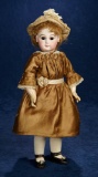 Early French Bisque Portrait Bebe by Emile Jumeau with Signed Jumeau Shoes 3500/4500