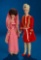 Pair, Brunette Bubble Cut Barbie and Brunette Ken in 