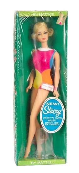 Blonde Stacey with Short Flip Coiffure, Twist 'n Turn, Mint in Original Sealed Box 400/500